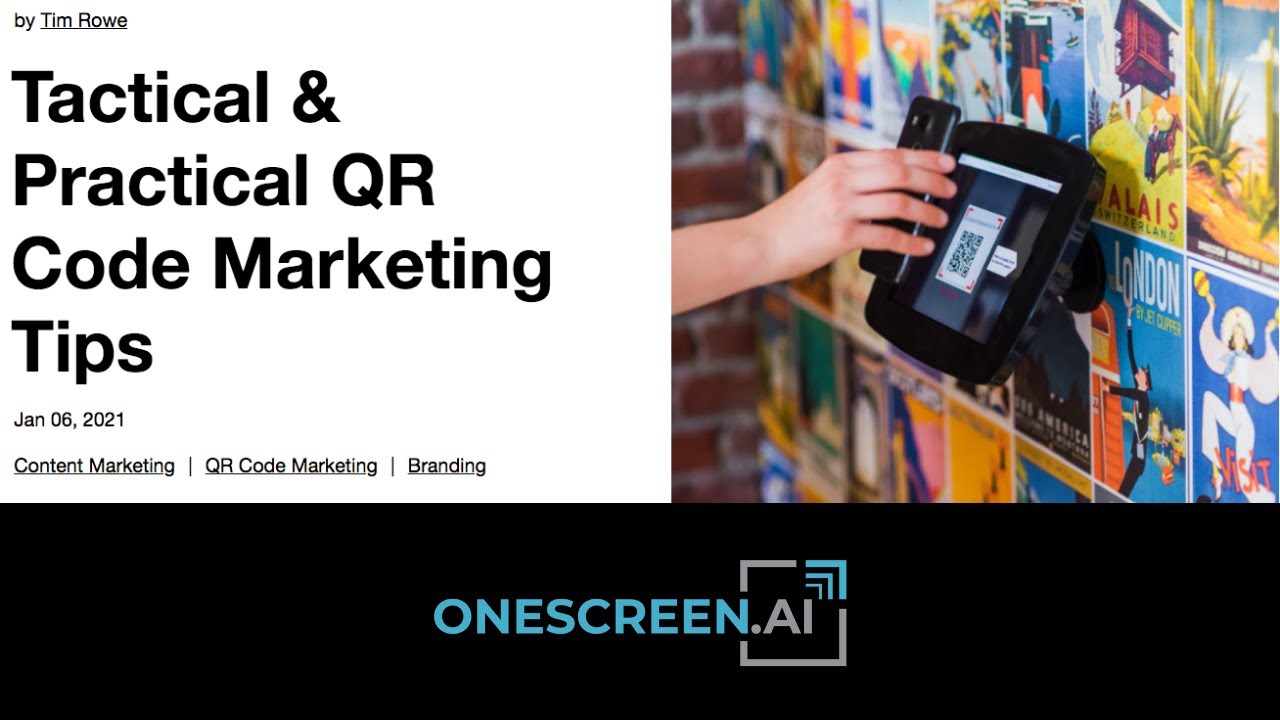 Tactical & Practical QR Code Marketing Tips