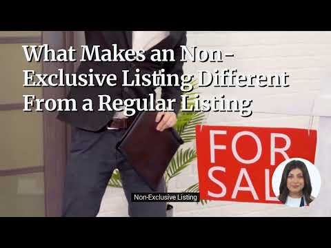 What Makes an Non-exclusive Listing Different From a Regular Listing