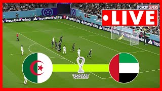 🔴 Algeria vs United Arab Emirates LIVE | Quarterfinals FIFA Arab Cup Qatar 2025 | Match Simulation
