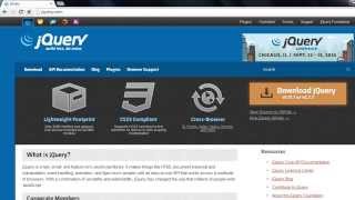 jQuery Beginners Tutorials - Downloading and Installing jQuery - Part 1