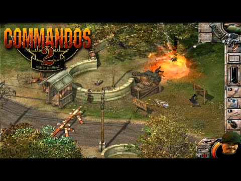 COMMANDOS 2 Men of Courage | Bonus Mission 1- full gameplay walkthrough with commentary (HD)