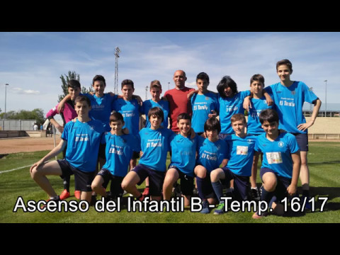 Homenaje al Infantil B en La Molineta. Temp. 16/17