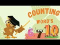 Number Name 6 To 10 Counting Word S 6 To 10 Number Words 6 To 10