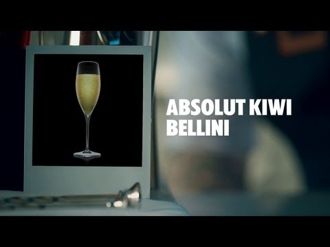 ABSOLUT KIWI BELLINI DRINK RECIPE - HOW TO MIX