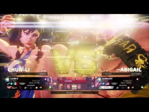 (LuisM-X) Chun Li vs (yankho127) Abigail