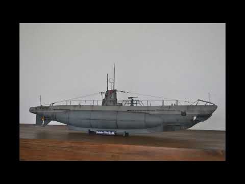 Modell eines Deutschen Uboot vom Typ II A - "U3" - 1:72.