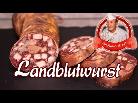 Thüringer Landblutwurst selber machen - Kochwurst herstellen - Opa Jochens Rezept