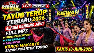 Download lagu 🔴Live,TAYUB TEROP GENDING JAWA, ALBUM MP3, TERBARU 2026, BASS SUPER GLERR,  KAMIS 18 JUNI 2026 mp3