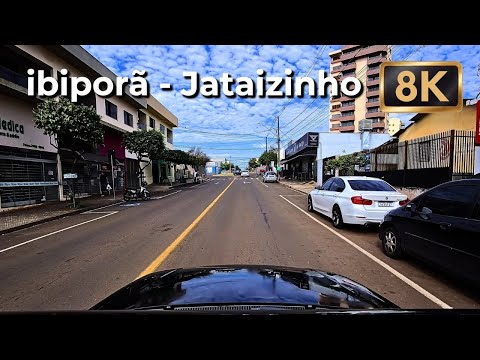 Ibiporã a Jataizinho - Viagem de Carro no Paraná em 8K POV