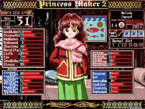 Let's Play Princess Maker 2 15 - Anitia Knight