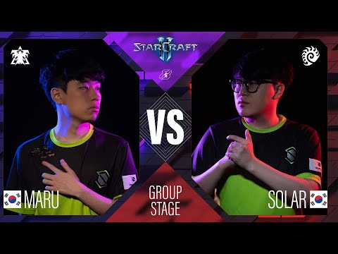 Maru vs. Solar // Gamers8 featuring StarCraft  // Group Stage