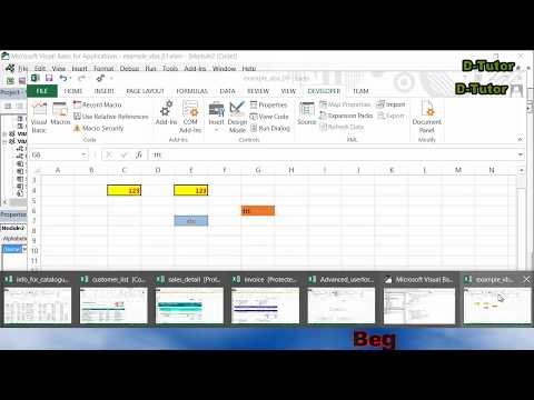Excel VBA for Beginners Vol .1 - 7 Understand The Recorded VBA Code | D-Tutorial