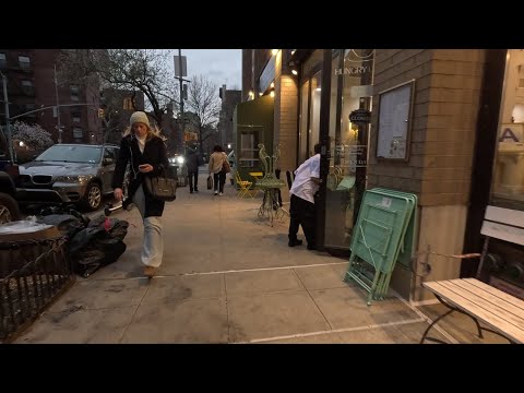 ⁴ᴷ⁶⁰ Walking NYC: Washington Street from Hubert Street to 14th Street