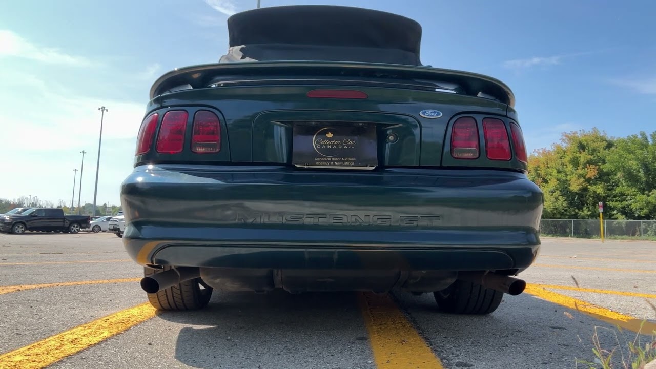 **SOLD by CCC AUCTION** No Reserve 1997 Ford Mustang GT 5-Speed Manual Convertible