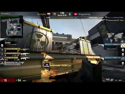 Outlaws.GG CeRq 4 kills with MAC10 on Train M2 #CSGO #Twitch #Stream #HLTV #eSports