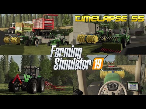 GRASS SILAGE with @TheCamPeR! 🚜💨💪🏽 | [FS19] -Timelapse # 55 Geiselsberg Seasons
