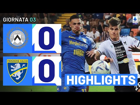 Video highlights della Giornata 3 - Fantamedie - Udinese vs Frosinone