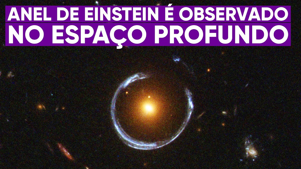 Anel de Einstein é encontrado no espaço profundo