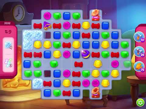 Homescapes Level 3592 With No Boosters - Super Hard Level