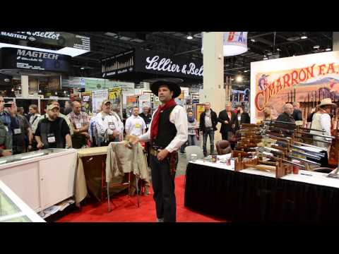 SHOT Show 2014 - Joey Dillon Demonstrates Trick and Fancy Six Gun Handling