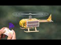 How To Make A Remote Control Helicopter Using Matchbox DIY RC Helicopter That Flies