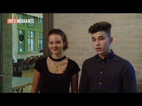German and refugee teenagers come together in the musical project by the Malteser organization