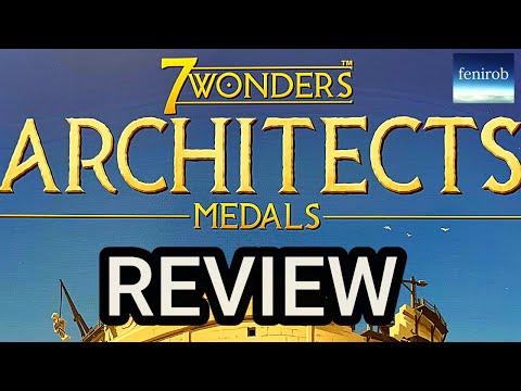 7 Wonders Architects Board Game | Medals Expansion | Review