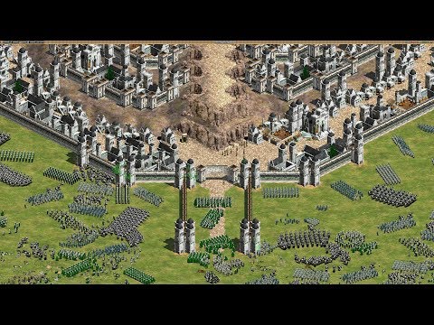 EPIC SIEGE of MINAS TIRITH - Age of Empires 2 HD (4K Gameplay)
