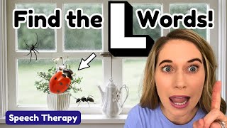 Where's the L Word? | Speech Therapy Fun with the L Sound for Kids!