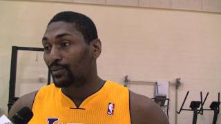 Metta World Peace thanks Jesus Christ that he still has his teeth