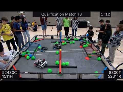 52430C 1511H vs 8800T 52311R | Polytechnic Q13 | VEX Over Under