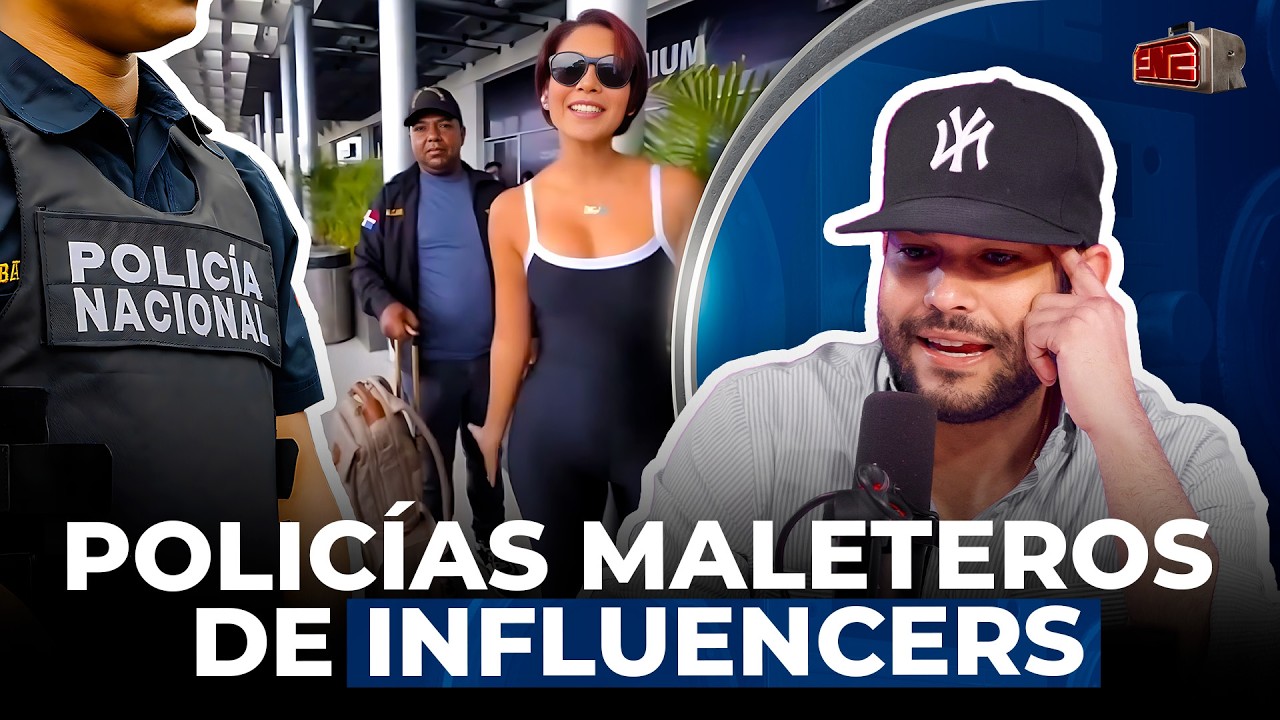 ¡ASÍ NO! POLICÍAS OLVIDAN LA DELINCUENCIA Y SE VUELVEN MALETEROS DE INFLUENCERS