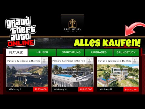 Neues VILLA Update in GTA 5 ONLINE ist da! Wir kaufen & testen ALLES vom neues Villen DLC Update!