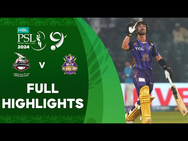 Full Highlights | Lahore Qalandars vs Quetta Gladiators | Match 4 | HBL PSL 9 | M1Z2U