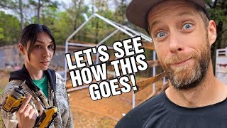 We HAVE TO Make This Work! |Building A Barn with Upcycled Materials on Our Cabin Homestead