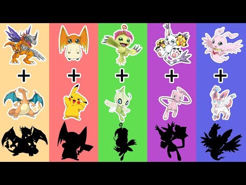 Digimon + Pokemon - AMAZING Fusion Fanart #1