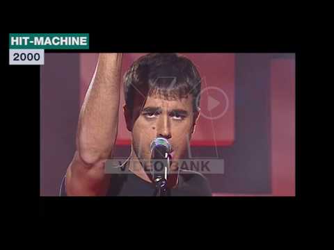Extrait archives M6 Video Bank // Enrique Iglésias ( Hit Machine - 2000)