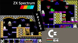 C64 vs. ZX Spectrum - 8 games from 1990