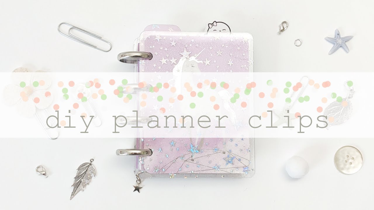 Making Planner Clips & Charms | Easy DIY Planner Supplies