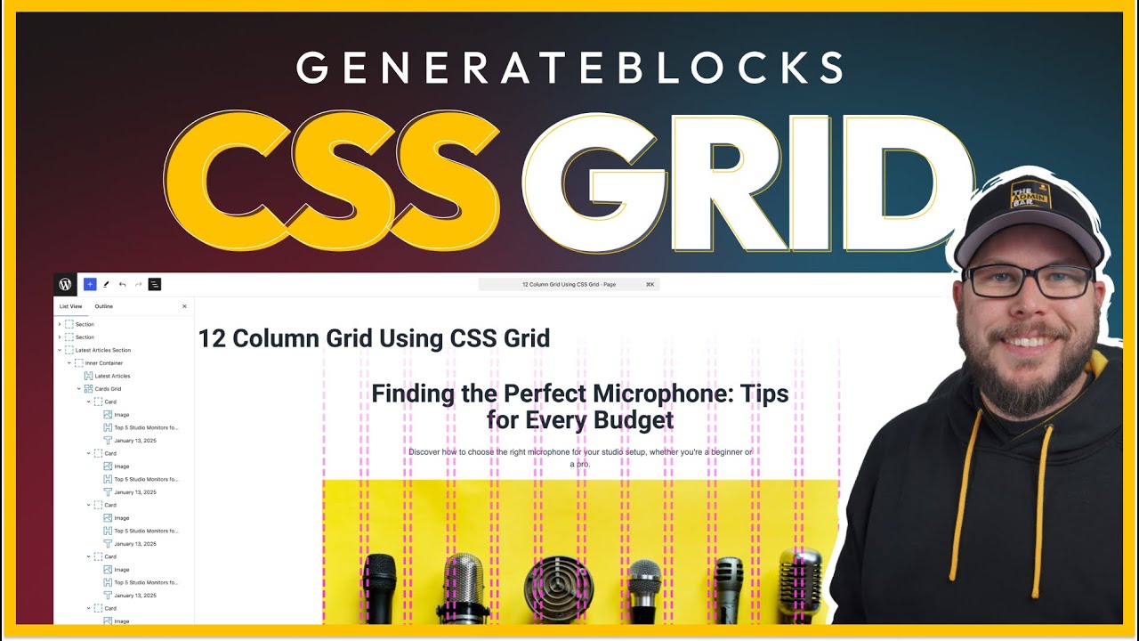 Using CSS Grid in GenerateBlocks (A literal and practical approach)
