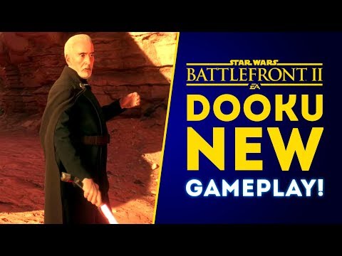 Count Dooku NEW GAMEPLAY! Lightsaber Combat, All Abilities on Geonosis! - Star Wars Battlefront 2