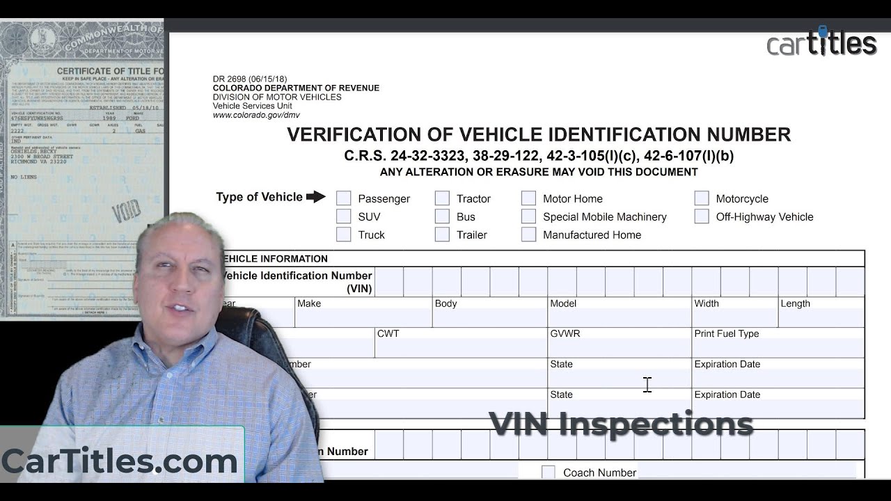 Why Do You Need A VIN Verification or Inspection?