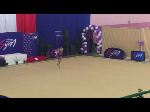 Championnat de France Elite espoir 2017 - Lorena-Elena Leopold corde