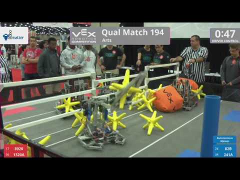 2017 VRC Arts Q194 - 8926 1320A vs 82B 241A - 14 to 43