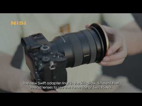 NiSi SWIFT FS ND Filter Kit with ND8 (3 Stop), ND64 (6 Stop) and ND1000 (10 Stop) + Case