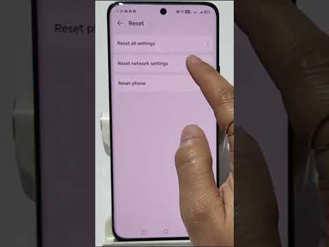 How to reset network settings on honor x9, x9-b android phone