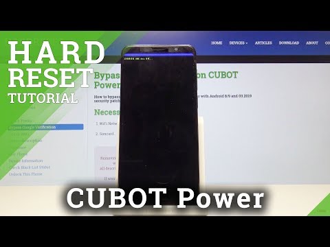 Hard Reset CUBOT Power - Remove Password / Clear eMMC