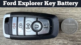 2018 - 2026 FORD EXPLORER Key Fob Battery Replacement - How To Change Replace Remote Batteries DIY