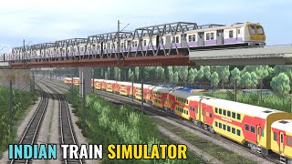 TRAIN MISSED USING LOCAL TRAIN TO CHASE IT IN INDIAN RAILWAYS || TRAINZ RAILROAD SIMULATOR 2019