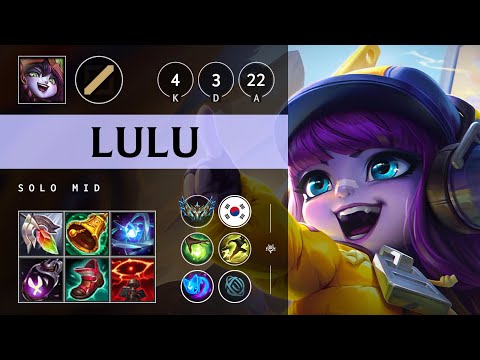 Lulu Mid vs Yone - KR Challenger Patch 25.04